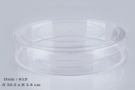 CristalClear Rectangular Plastic Box 1KG