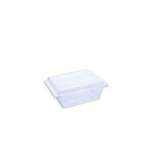 Cristalpac Clear Rectangular Plastic Box(Cap:0.25kg)+Lid - PS | 200pcs